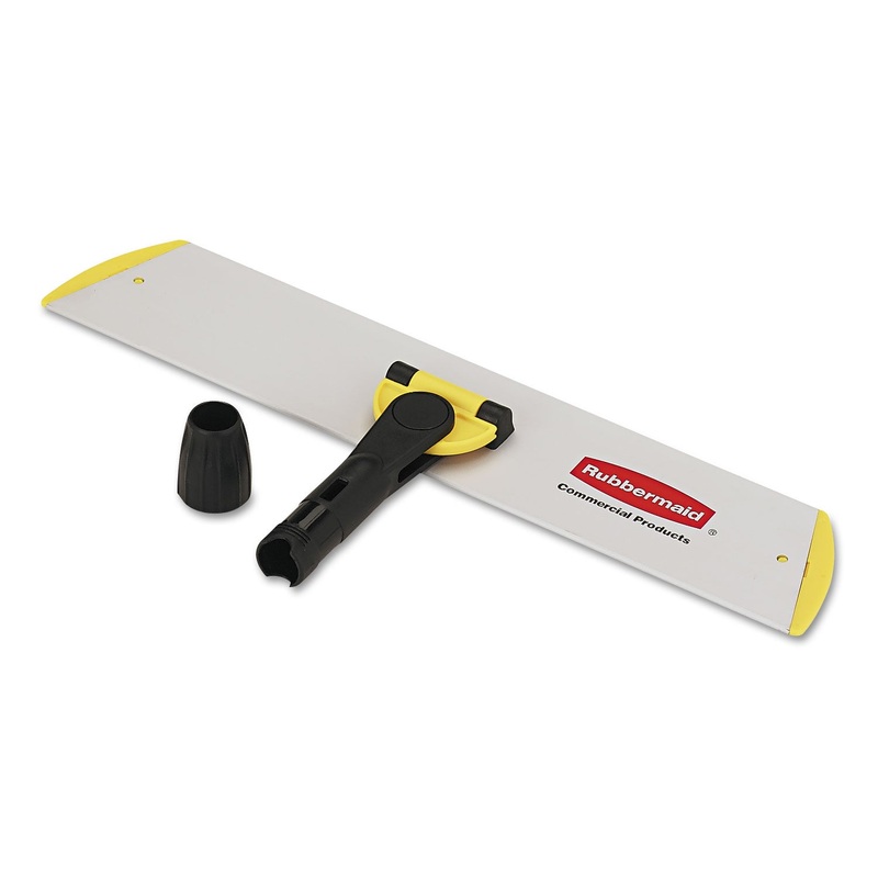 HYGEN QUICK CONNECT S-S FRAME, WET/DRY MOP 17W X 3D, ALUMINUM, YELLOW