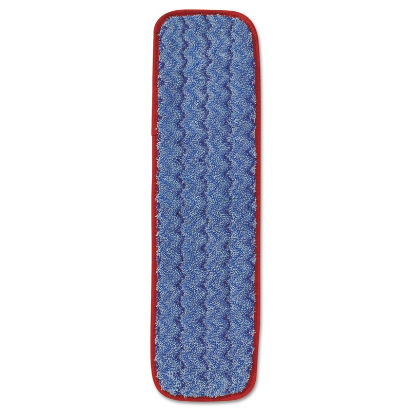 MICROFIBER WET MOPPING PAD, 18 1/2″ X 5 1/2″ X 1/2″, RED