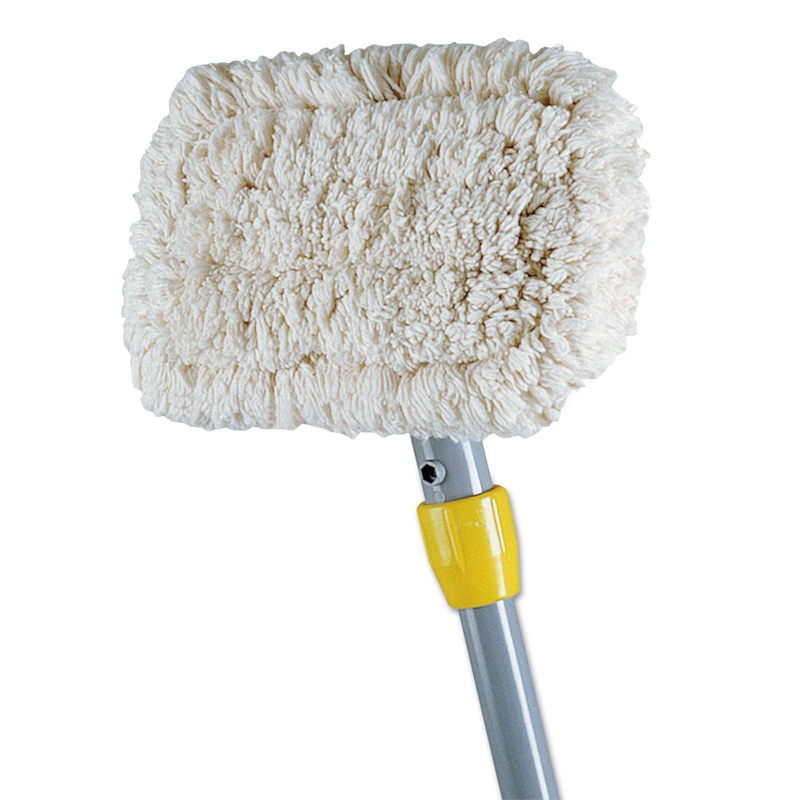 WALL WASHER KIT, WHITE COTTON PADS, 9W X 5D, 60″ HANDLE, GRAY HANDLE