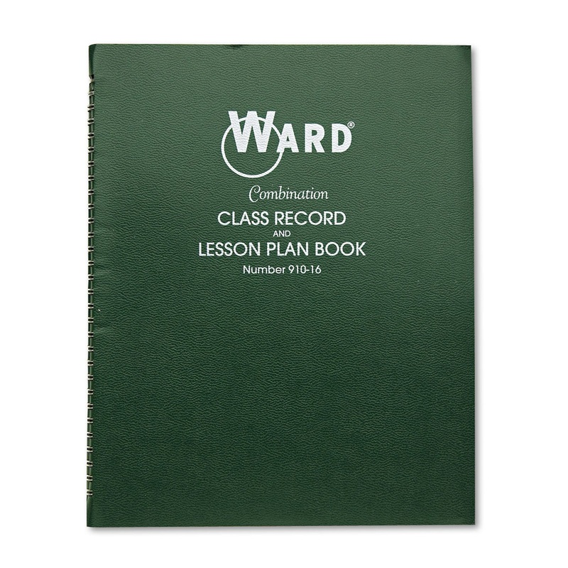 Combination Record & Plan Book, 9-10 Weeks, 6 Periods/day, 11 X 8-1/2