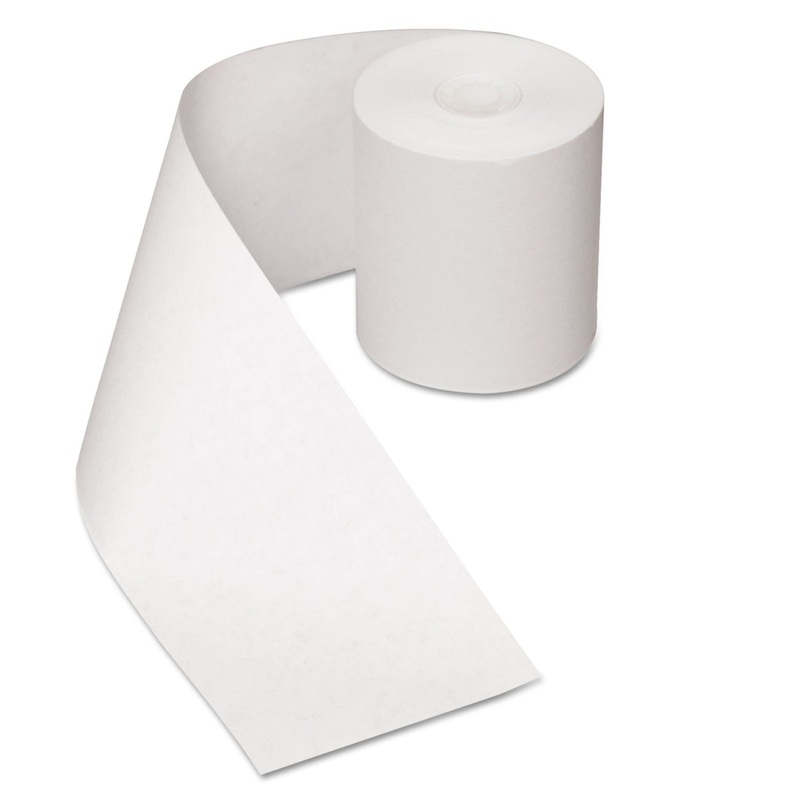 HEAT SENSITIVE REGISTER ROLLS, 0.5″ CORE, 3.13″ X 200 FT, WHITE, 30/CARTON