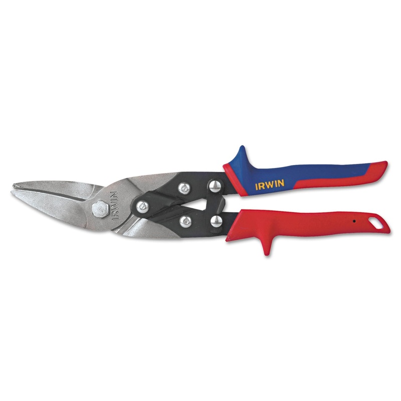 Straight-Cut Compound-Action Utility Snips, 10″ Tool Length, 1 5/16″ Jaw Length