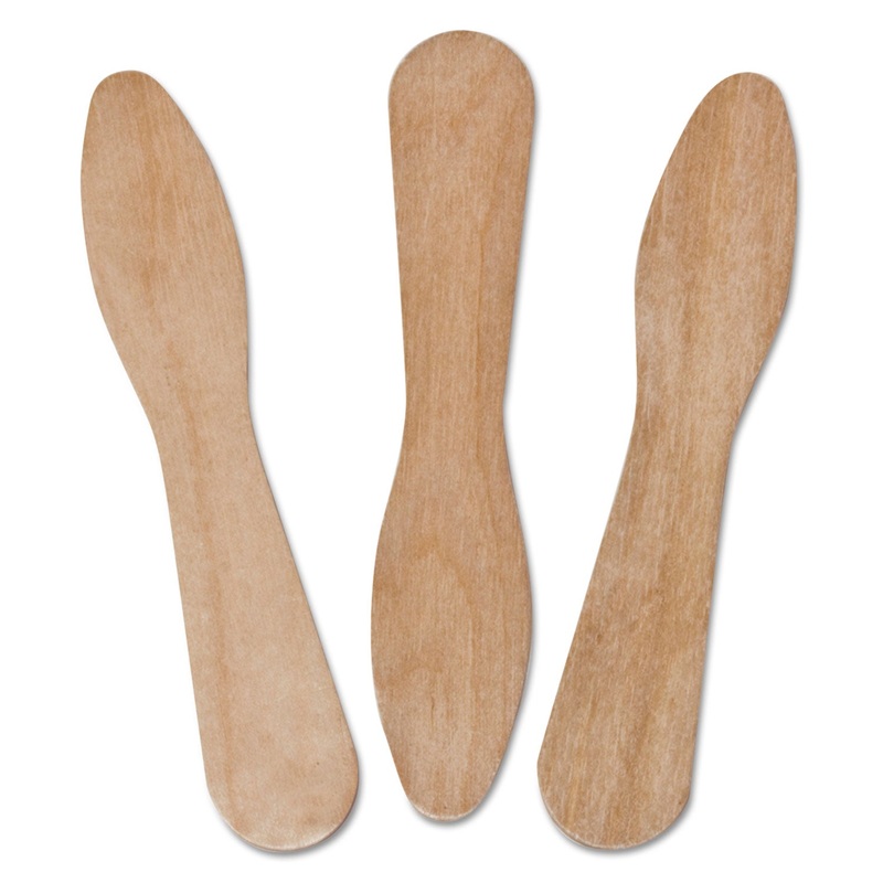 Wooden Taster Spoons, 3.5″, 1000/pack, 10 Pack/carton