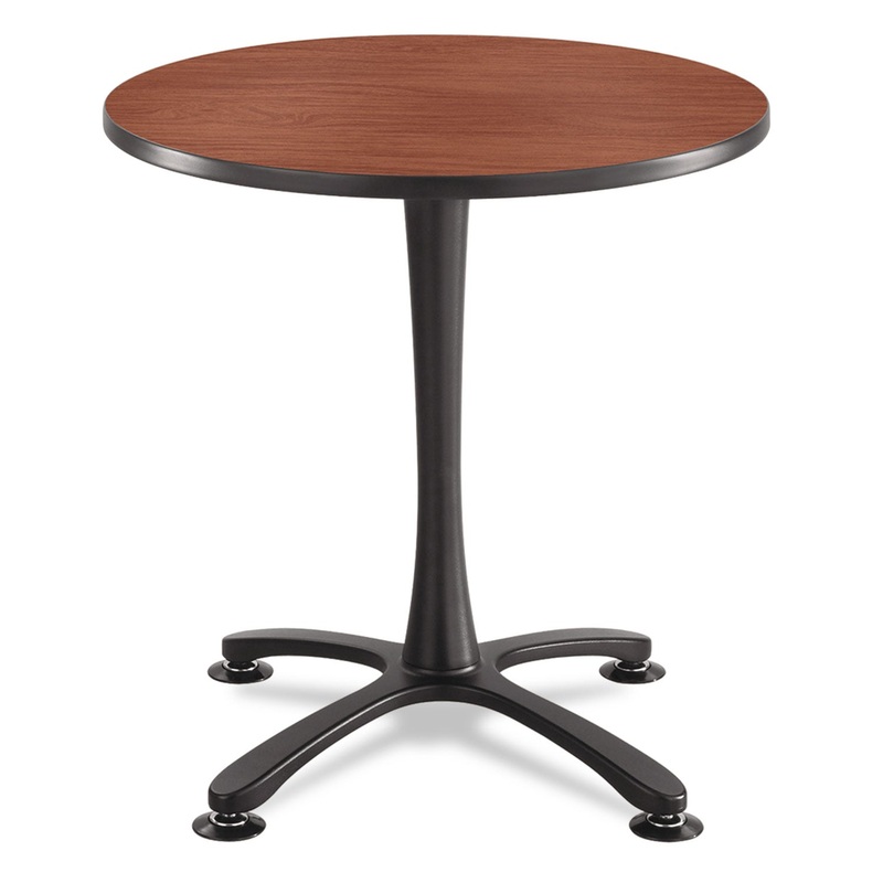 Cha-Cha Sitting Height Table Base, X-Style, Steel, 29″ High, Black