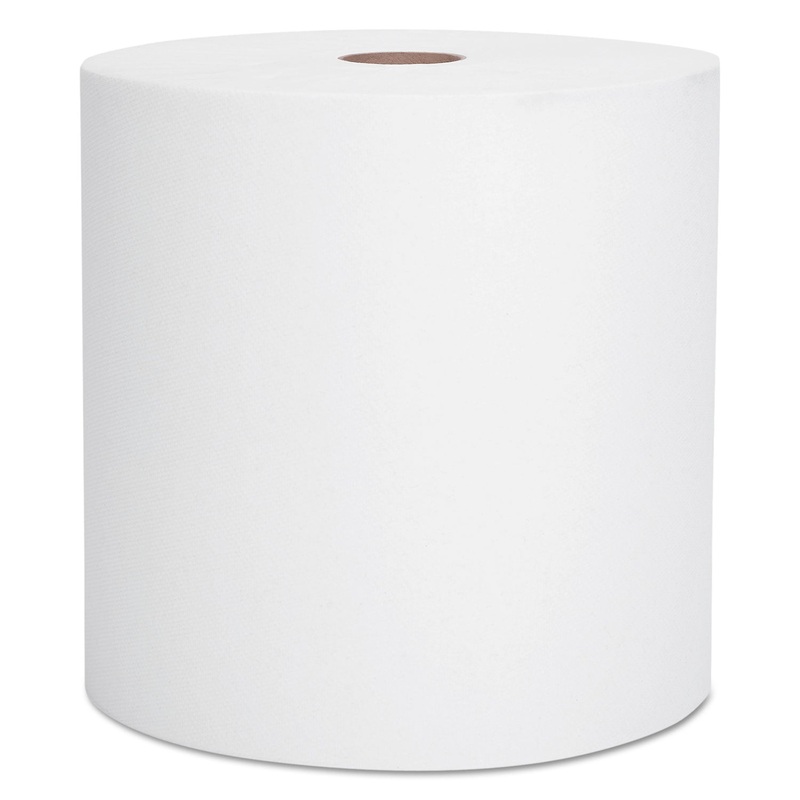 ESSENTIAL HIGH CAPACITY HARD ROLL TOWEL, 1.75″ CORE, 8 X 950FT, WHITE,6 ROLLS/CT