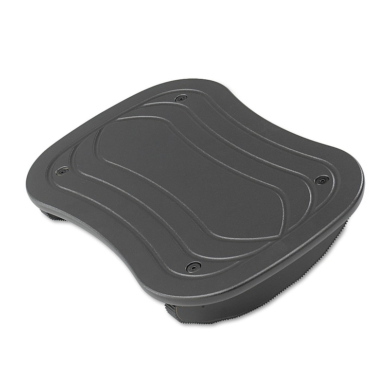FOOT ROCKER FOOTREST, 17.5W X 11.5D X 3.5H, BLACK