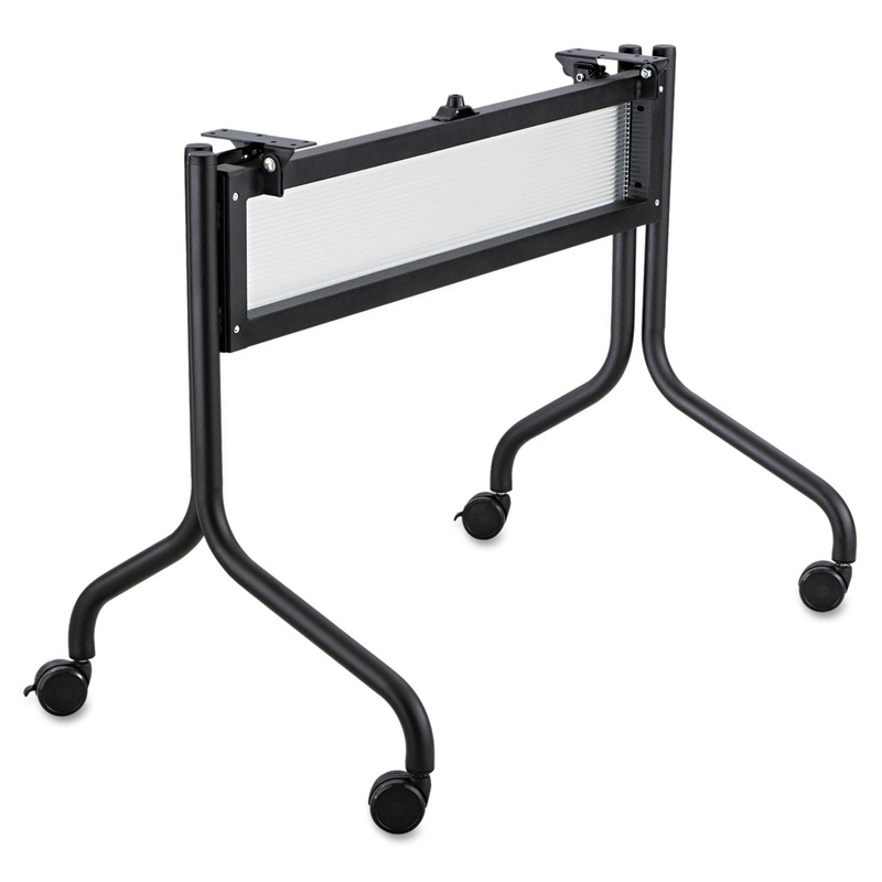 Impromptu Series Mobile Training Table Base, 37-1/2w X 24d X 28h, Black