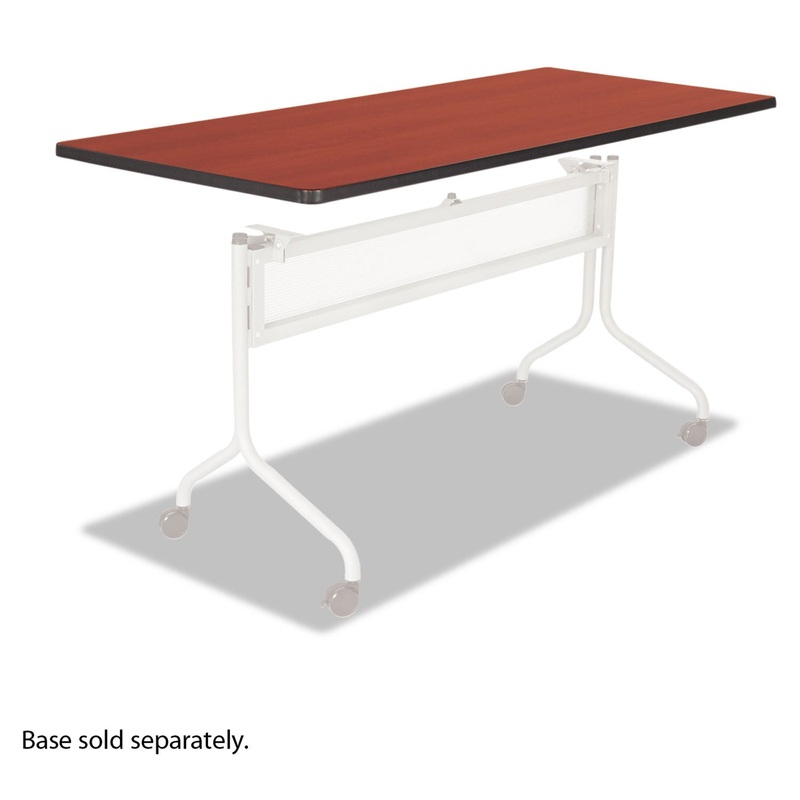 Impromptu Series Mobile Training Table Top, Rectangular, 72w X 24d, Cherry