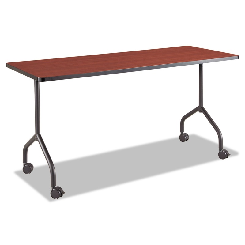 Impromptu Series T-Leg Table Base, Steel, 5 1/4w X 5 1/4d X 28h, Black