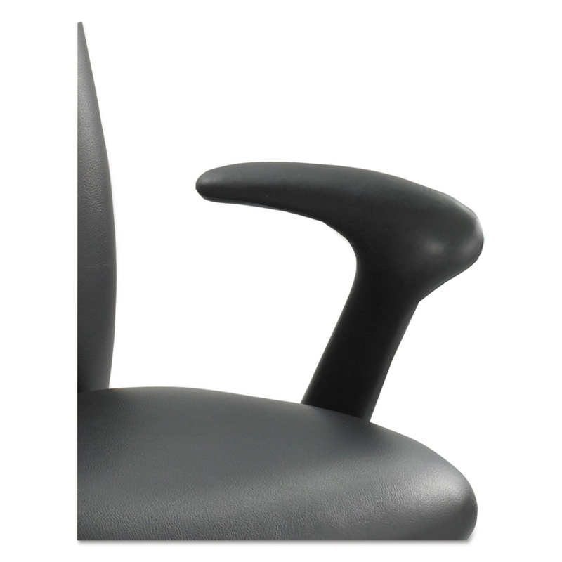 FIXED L ARMS FOR UBER BIG AND TALL CHAIRS, BLACK