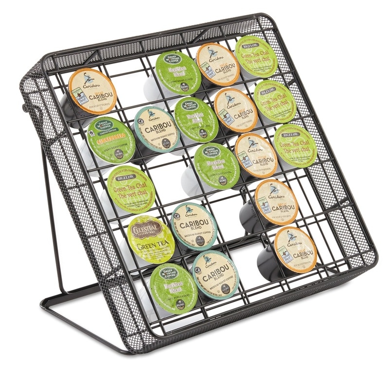 Stand-Up Hospitality Organizer, 25 Compartments, 8 1/4w X 11 1/2d X 10 1/2h, Bk