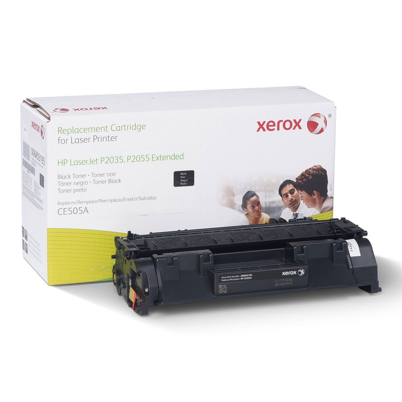 006r03195 Replacement Extended-Yield Toner For Ce505a (05a), Black