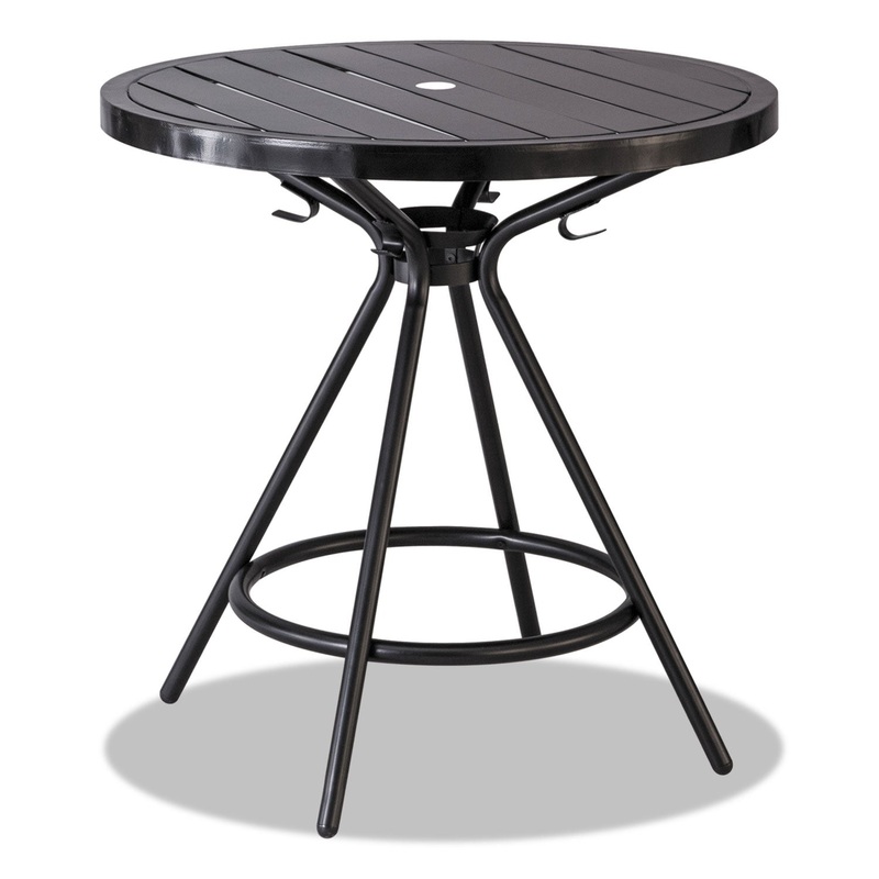 Cogo Tables, Steel, Round, 30″ Diameter X 29 1/2″ High, Black