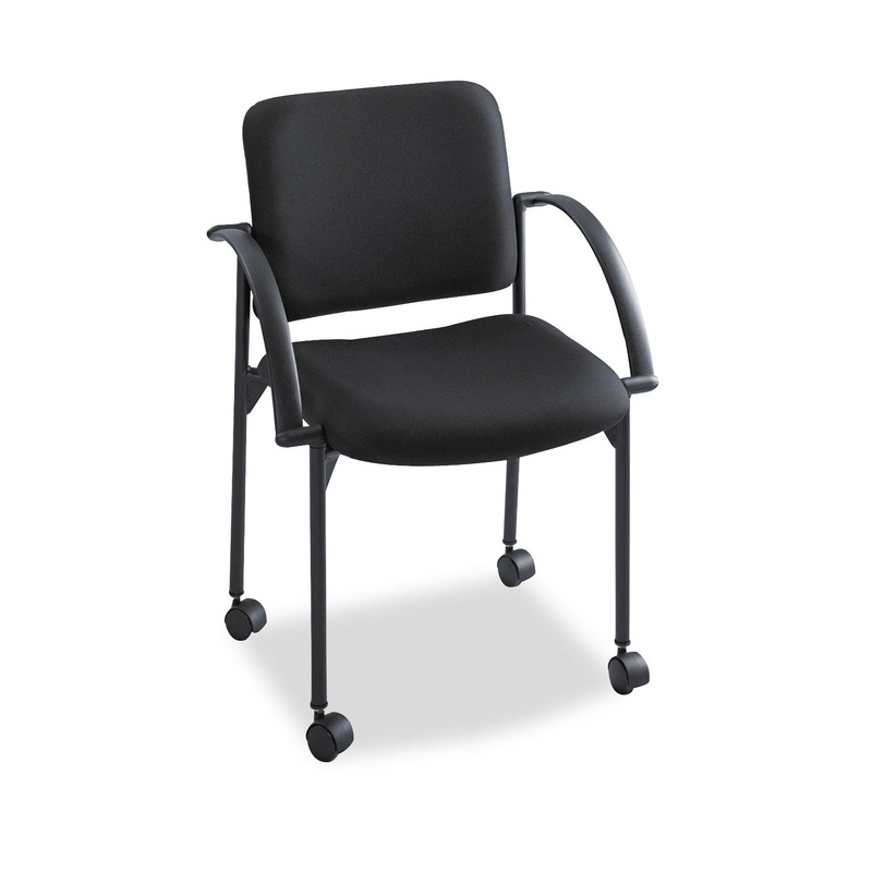 MOTO STACK CHAIR, BLACK SEAT/BLACK BACK, BLACK BASE, 2/CARTON