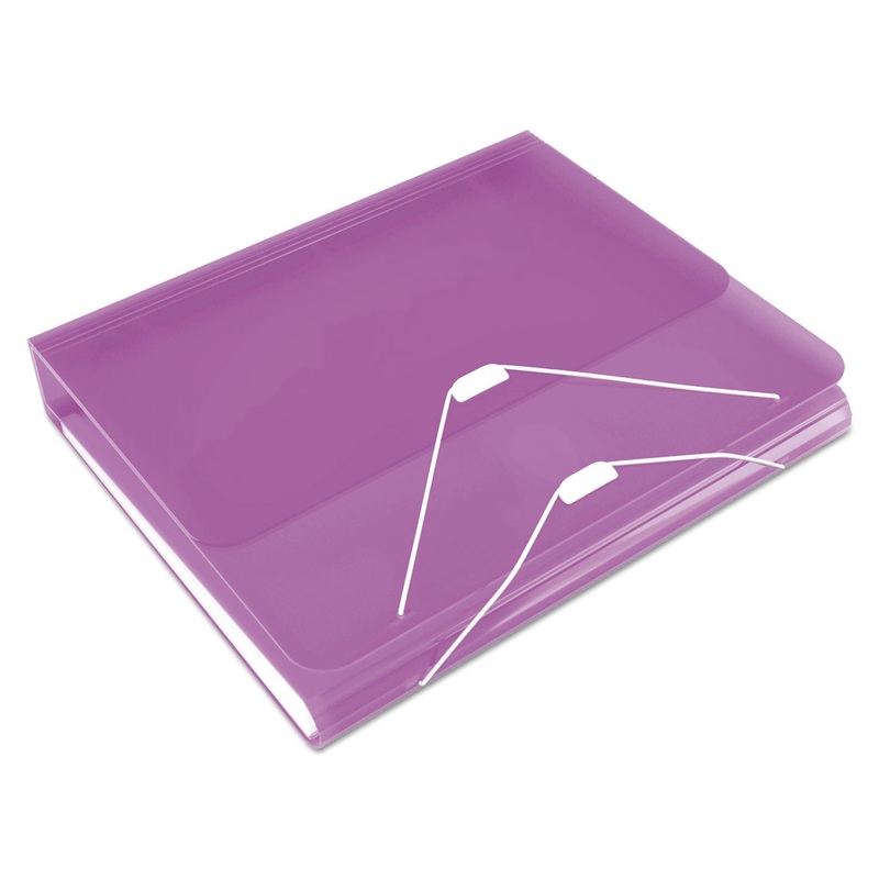 DUO 2-IN-1 BINDER ORGANIZER, 3 RINGS, 1″ CAPACITY, 11 X 8.5, ORCHID