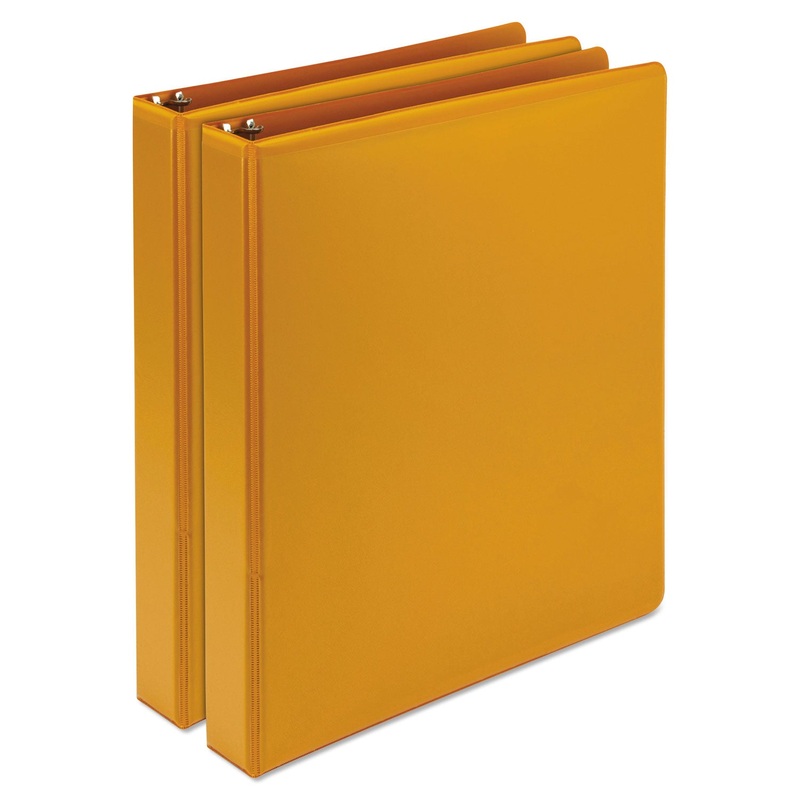 EARTH’S CHOICE BIOBASED DURABLE FASHION VIEW BINDER, 3 RINGS, 1″ CAPACITY, 11 X 8.5, CORAL, 2/PACK