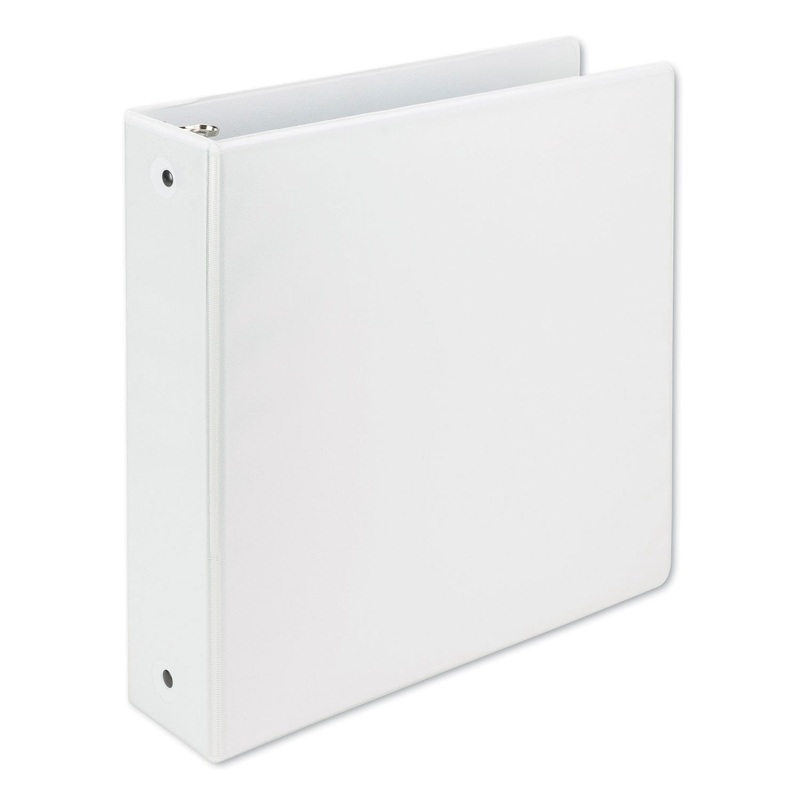 EARTH’S CHOICE BIOBASED ECONOMY ROUND RING VIEW BINDERS, 3 RINGS, 2″ CAPACITY, 11 X 8.5, WHITE