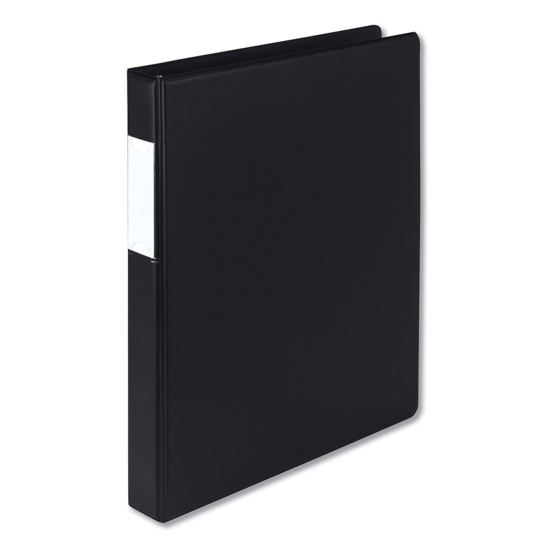 EARTH’S CHOICE BIOBASED LOCKING D-RING REFERENCE BINDER, 3 RINGS, 1″ CAPACITY, 11 X 8.5, BLACK