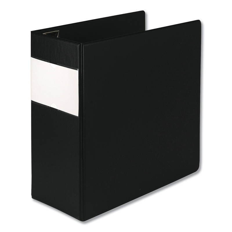 EARTH’S CHOICE BIOBASED LOCKING D-RING REFERENCE BINDER, 3 RINGS, 5″ CAPACITY, 11 X 8.5, BLACK