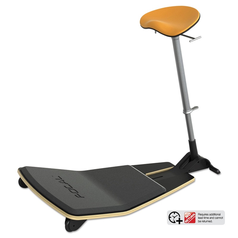 LOCUS LEARNING SEAT BY FOCAL UPRIGHT, CITRUS/CITRUS, BLACK BASE