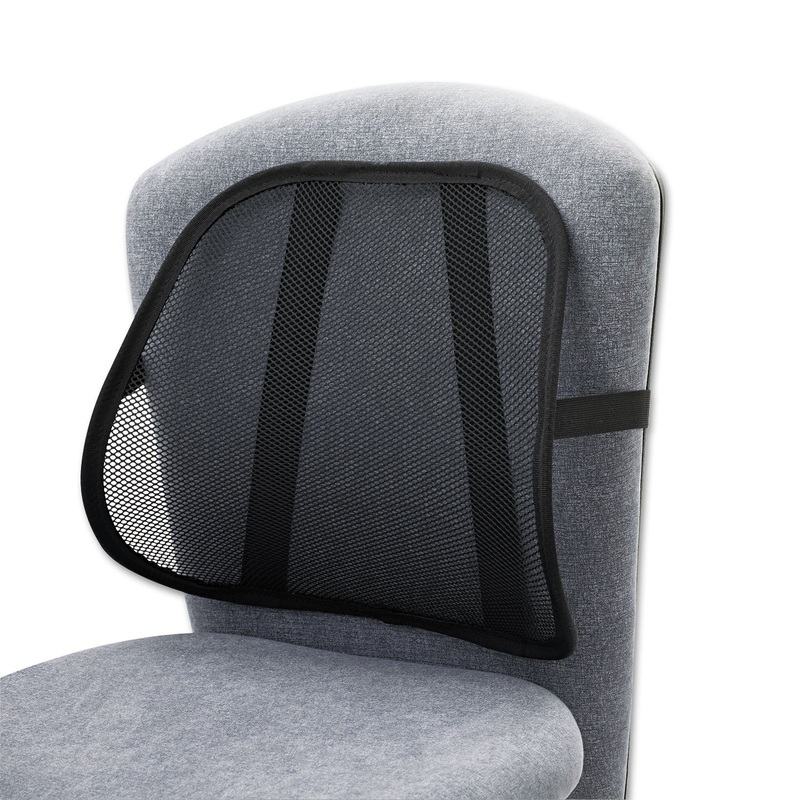 MESH BACKREST, 17.5W X 3D X 15H, BLACK
