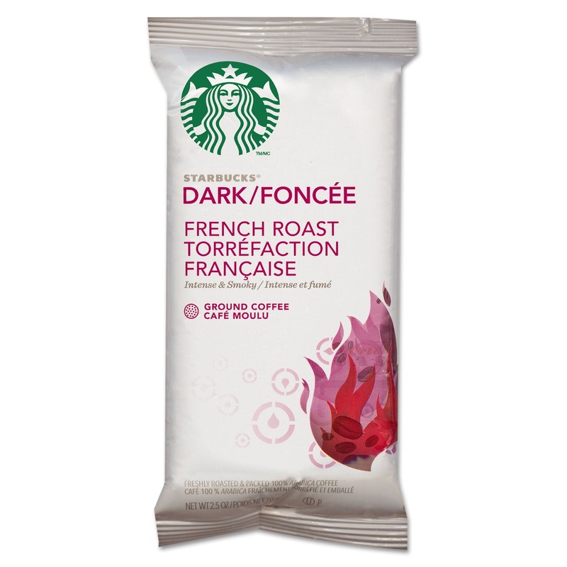 Coffee, French Roast, 2.5oz Bag, 18 Bags/box