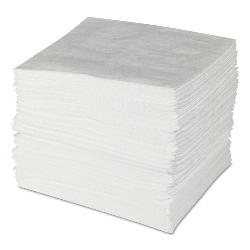 Env Maxx Enhanced Oil Sorbent Pads, .24gal, 15w X 19l, White, 100/bundle