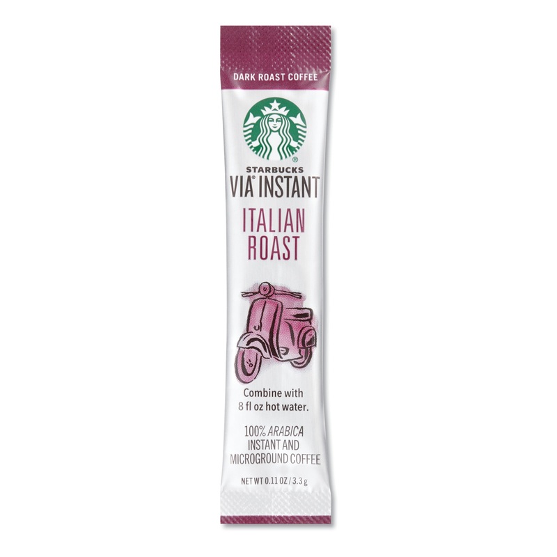 Via Ready Brew Coffee, 3/25oz, Italian Roast, 50/box