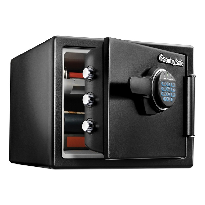 FIRE-SAFE WITH DIGITAL KEYPAD ACCESS, 2 CU FT, 18.67W X 19.38D X 23.88H, BLACK