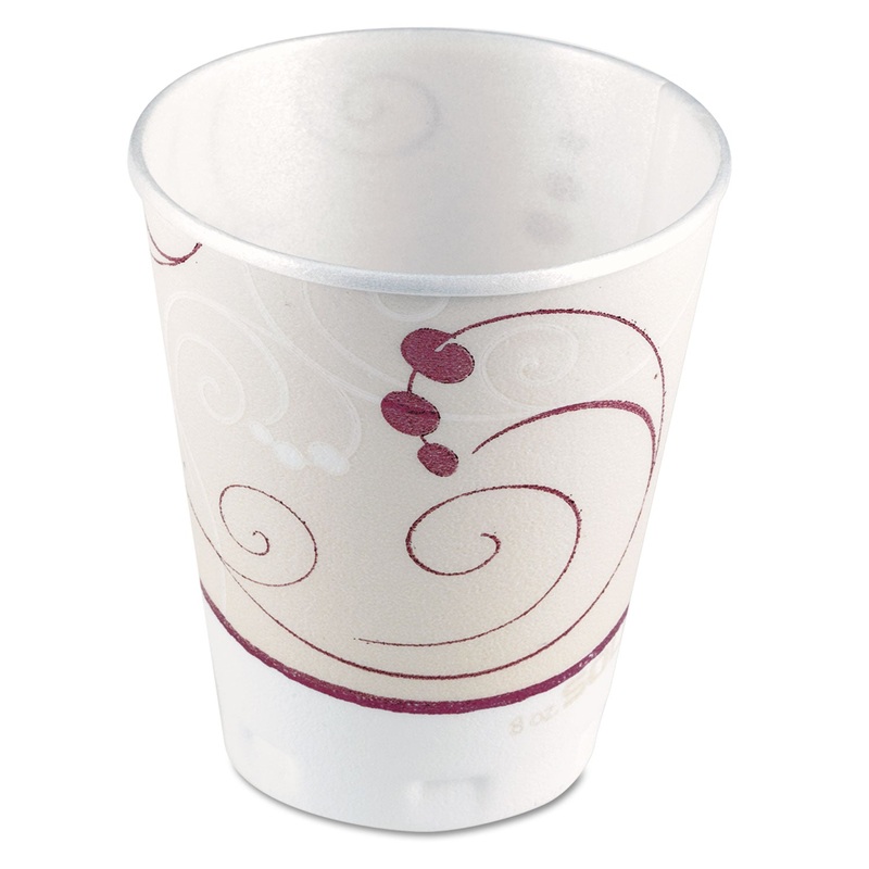 JAZZ TROPHY PLUS DUAL TEMPERATURE INSULATED CUPS, 8 OZ, 100/BAG