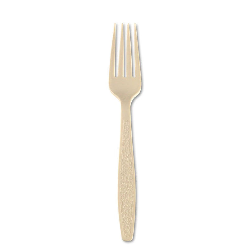 Sweetheart Guildware Polystyrene Forks, Champagne, 100/box, 10 Boxes/carton