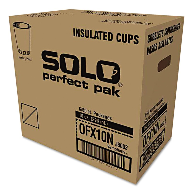 Trophy Plus Dual Temp Symphony Perfect Pak Hot/cold Drink Cups, 10oz, 300/carton