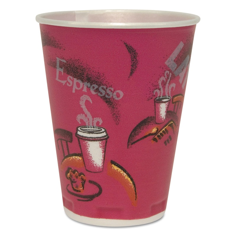 Trophy Plus Dual Temperature Cups, 12 Oz, Bistro Design, 1000/carton