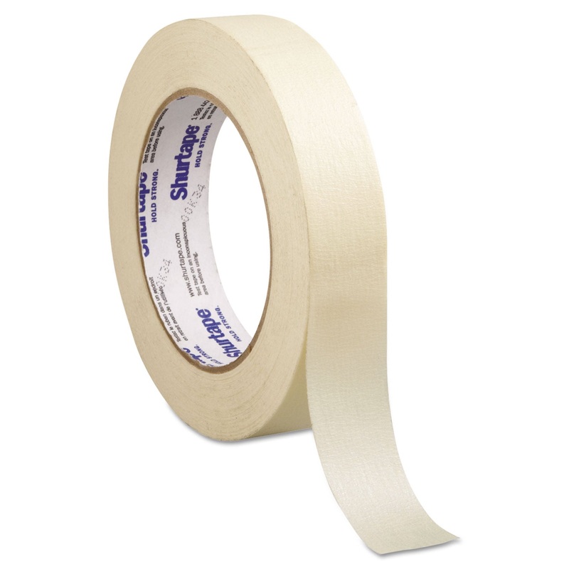 CP-83-1 UTILITY GRADE MASKING TAPE, 1″ X 60 YDS, NATURAL
