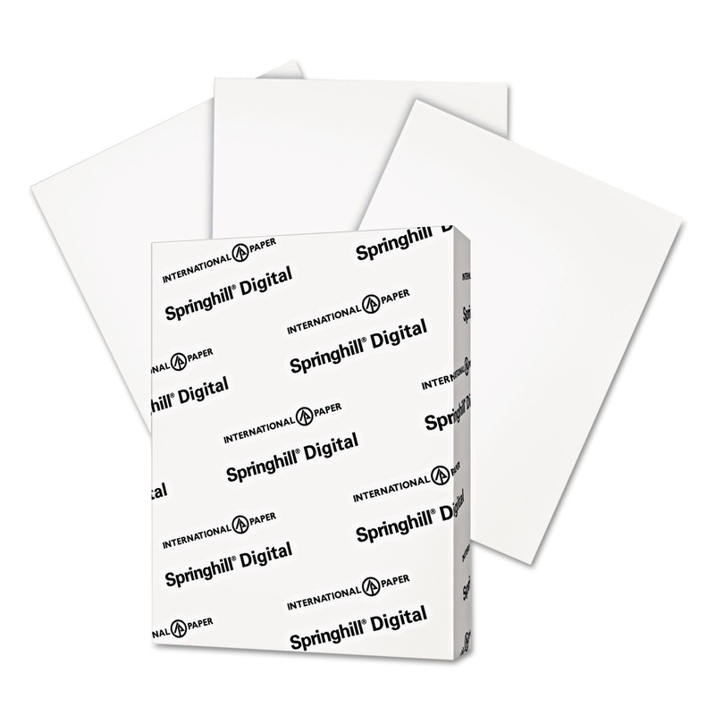 DIGITAL VELLUM BRISTOL WHITE COVER, 67 LB, 8.5 X 11, VELLUM WHITE, 250/PACK