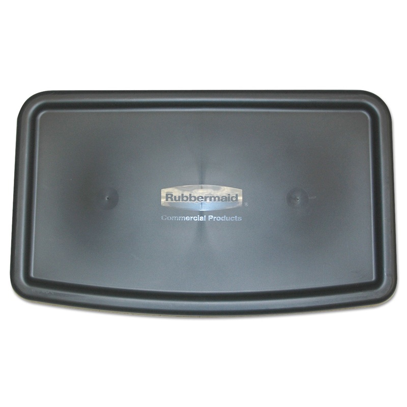 Flat Mop Finish Bucket Replacement Parts, Lid, Polyethylene, Black