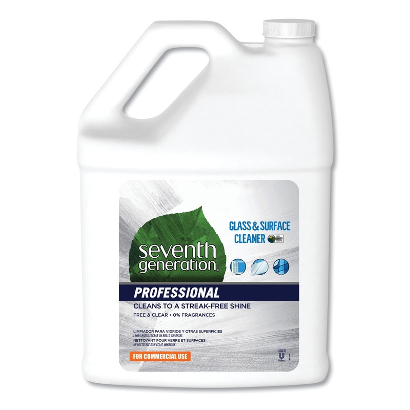 GLASS AND SURFACE CLEANER, FREE AND CLEAR, 1 GAL BOTTLE