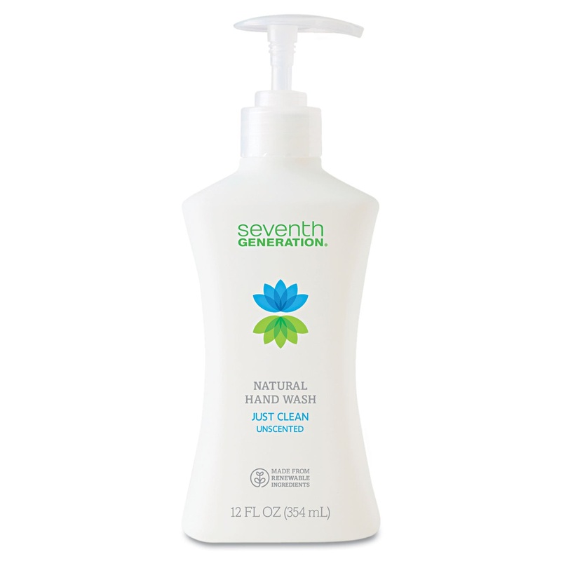 Hand Soap, Unscented — Free & Clear, 12oz Pump Bottle, 8/ct