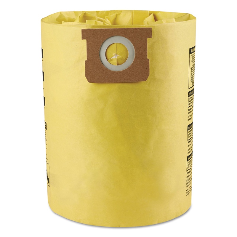 High Efficiency Collection Filter Bags, 10 14gal, 2/pack