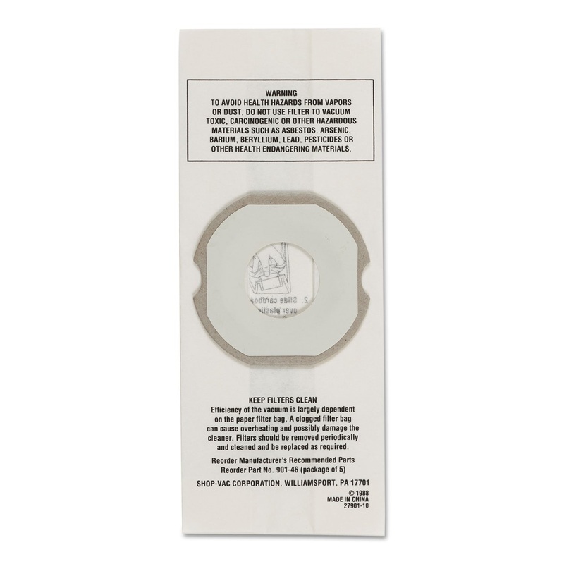 Hippo Disposable Filter Bags, 5/pack