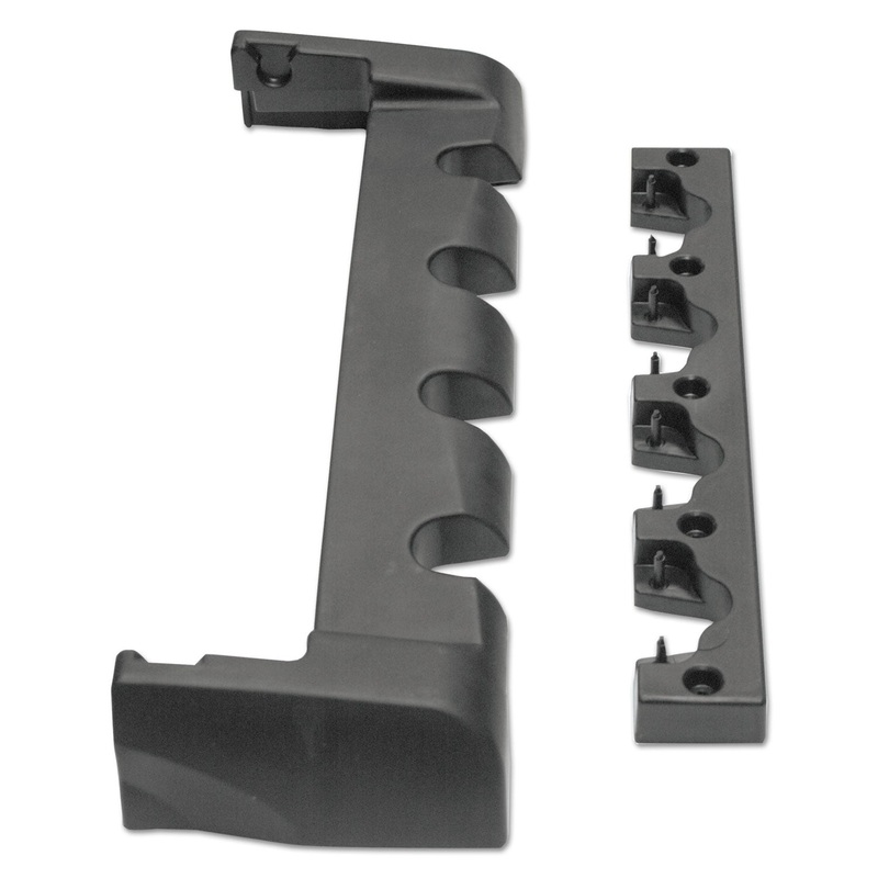 Replacement Tool Grip Rack And Cap For Cleaning Carts, Black