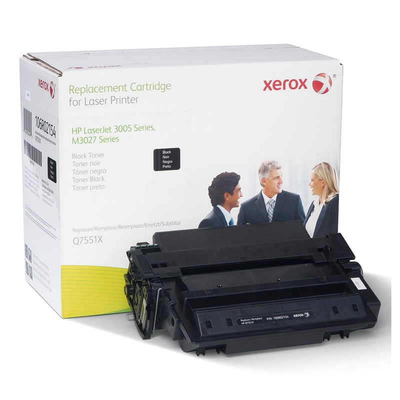 106r02154 Replacement Extended-Yield Toner For Q7551x (51x), Black