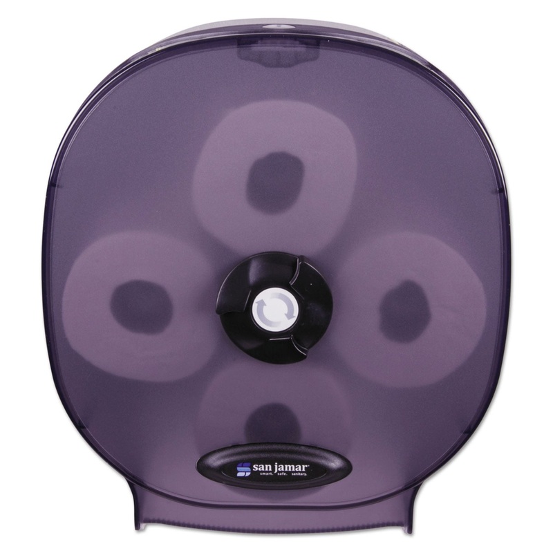 4-Station Carousel Tissue Dispenser, 4roll,14 7/8×6 1/8×13 1/8, Black Pearl