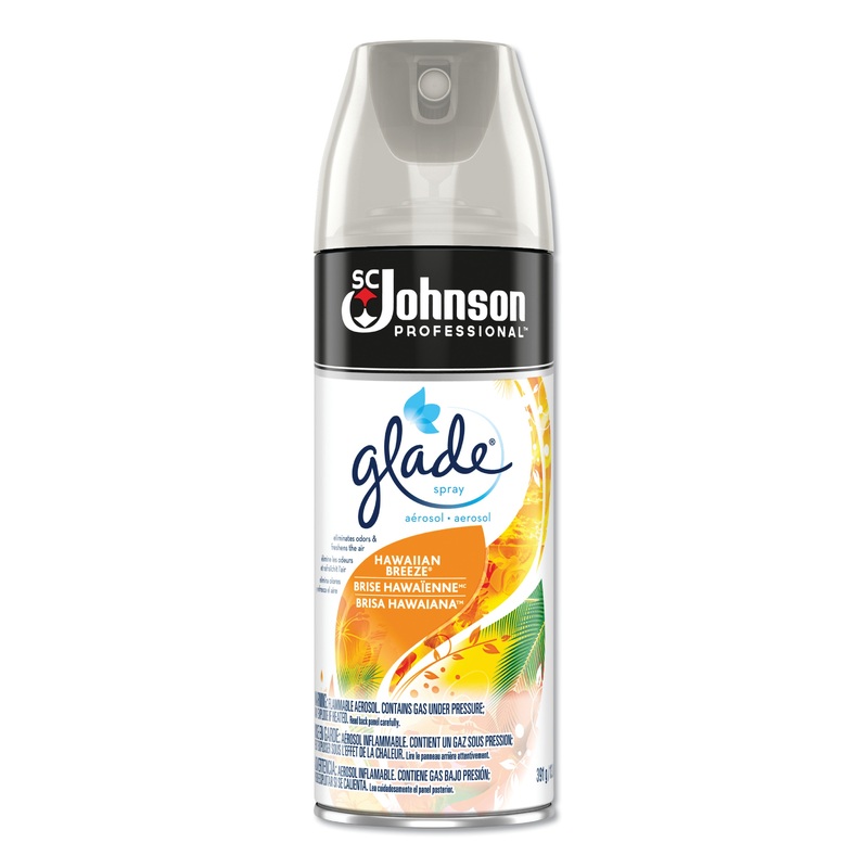 AIR FRESHENER, HAWAIIAN BREEZE SCENT, 13.8 OZ AEROSOL