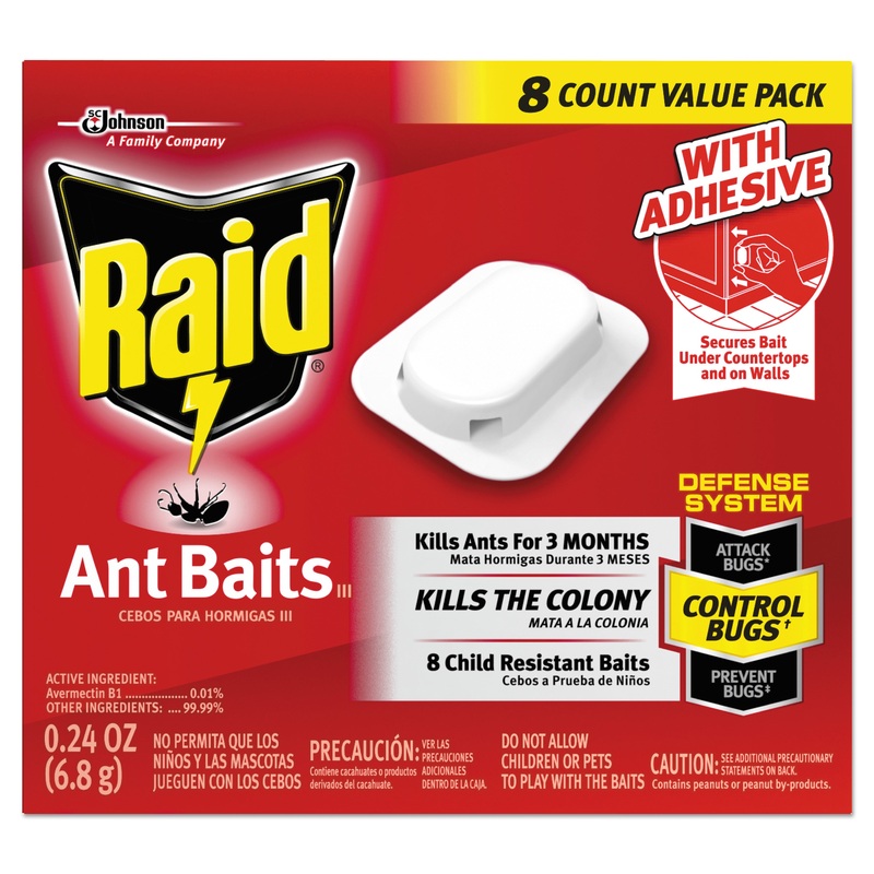 ANT BAITS, 0.24 OZ, 8/BOX, 12 BOXES/CARTON