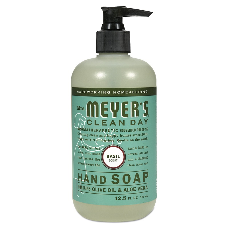 CLEAN DAY LIQUID HAND SOAP, BASIL, 12.5 OZ