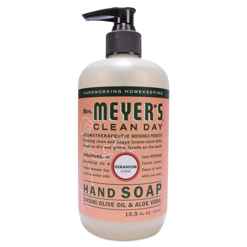 CLEAN DAY LIQUID HAND SOAP, GERANIUM, 12.5 OZ