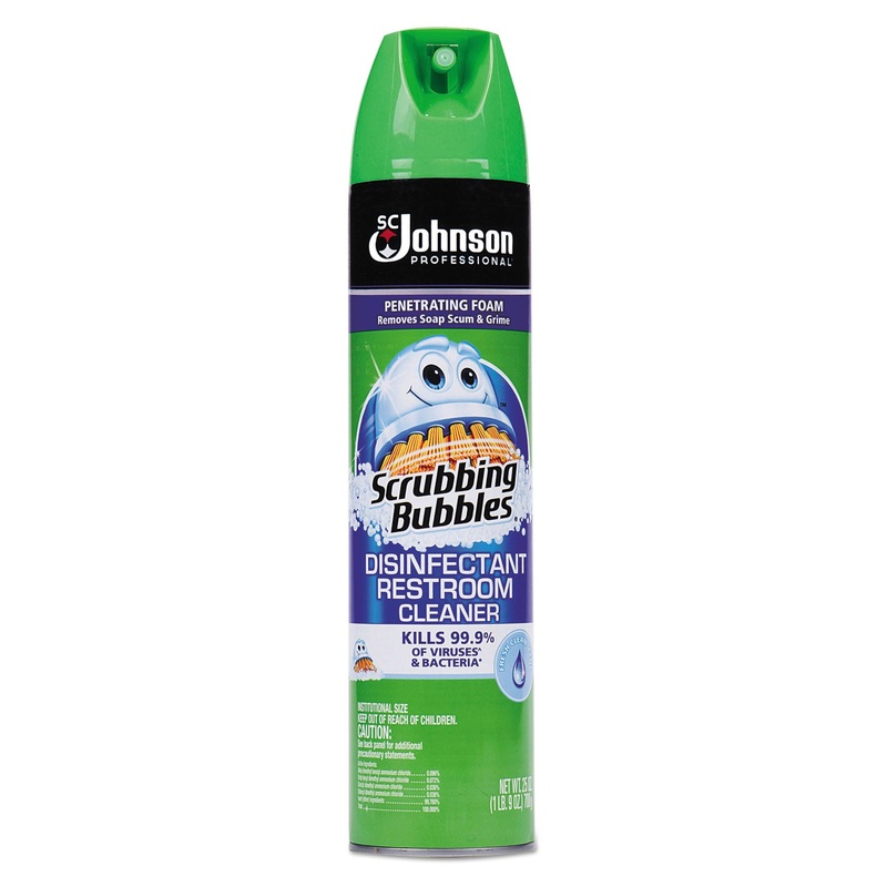 DISINFECTANT RESTROOM CLEANER, CLEAN FRESH SCENT, 25 OZ AEROSOL CAN