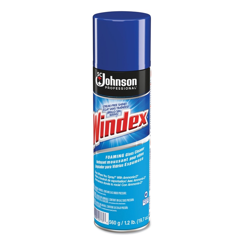 GLASS CLEANER WITH AMMONIA-D, 20OZ AEROSOL