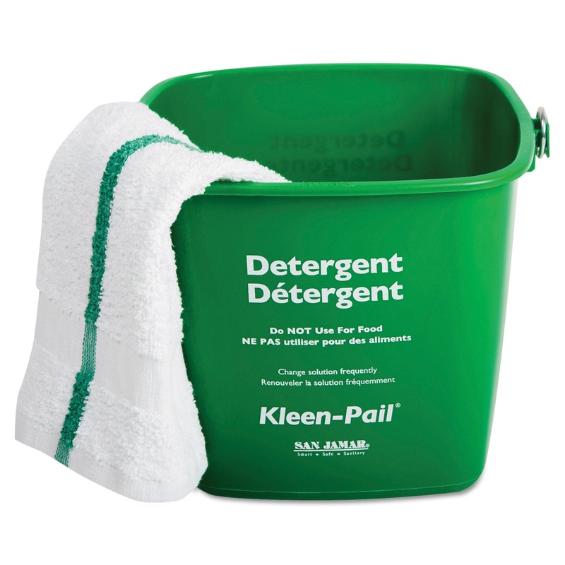 Kleen-Pail Cleaning Bucket, 3-Quart, Green